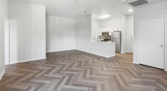 2BD, 2BA - 1170SF - Living Room - The Link at Plano