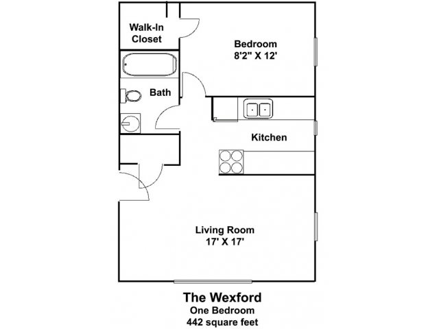 1BR/1BA - Jameson Apartments