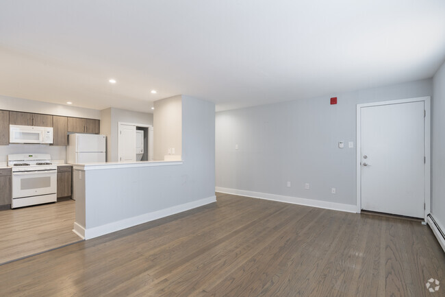 1HAB, 1BA - 766SF Sala de estar - Ambler Lofts