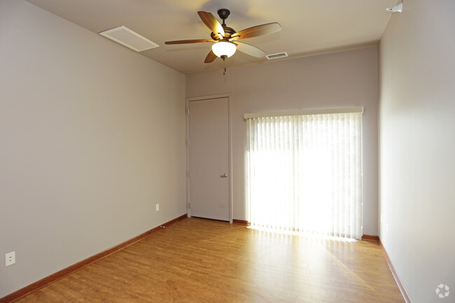 1BR, 1BA - Plan 1 Balcony_641 SF - Strasser Village - 300 N. 4th Street