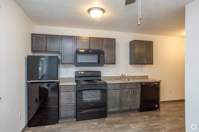 Studio - 453SF - Kitchen - The Overture on Cliff