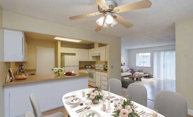 Kitchen, pantry, and dinning room (staged virtually) - 981 Cheryl Ann Cir