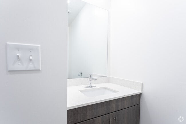 3BR, 2BA - 1,182SF - Primary Bathroom - River Meadows Apartments