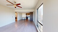 Step into a world of endless possibilities in this exquisite 1120 sq ft residence. Bathed in natural light, the open-concept living area welcomes you with its sleek, contemporary design and gleaming wood-look flooring. The gourmet kitchen is a culinary enthusiast's dream, featuring stylish two-tone cabinetry, stainless steel appliances, and a convenient island perfect for casual dining or entertaining.

Retreat to the luxurious primary bedroom, a sprawling 270 sq ft oasis that promises tranquility and comfort. Large windows frame picturesque views, while plush carpeting adds a touch of warmth underfoot. With three impeccably designed bathrooms, including spa-like features such as floating vanities and glass-enclosed showers, every day feels like a retreat.

Energy-efficient ceiling fans and ample windows throughout ensure a comfortable living environment while reducing utility costs. The second bedroom offers versatility as a guest room, home office, or personal gym. Thoughtfully designed hallways and a closet provide additional storage solutions, enhancing the overall functionality of this home.

Located in the heart of Springfield, MO, this property at 2144 E Republic Rd, E309, combines urban convenience with suburban tranquility. Embrace a lifestyle of comfort, style, and sophistication in this meticulously crafted space that caters to your every need and desire. Your dream home awaits – seize this opportunity to elevate your living experience today.