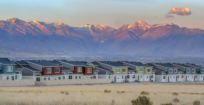 Sunsets on the Wasatch Mountains over the community - 15465 South Capri Heights Ln