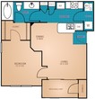 1 Bedroom, 1 Bathroom