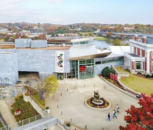 The Hunter Museum of American Art includes the Faxon-Thomas Mansion, a historic landmark