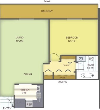 Harbour View Apartments – 1 Bedroom 1 Bath