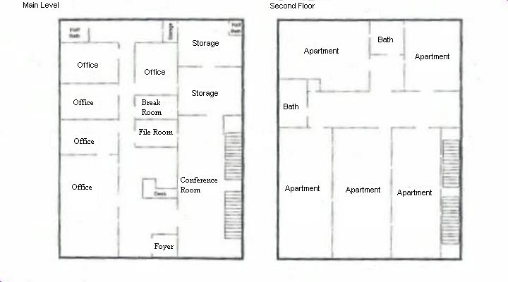 Plano de planta - 112 W Pine Ave