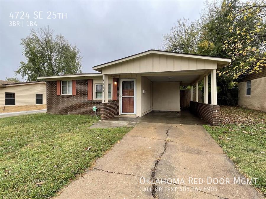 4724 SE 25th St, Del City, OK 73115 House Rental in Del City, OK