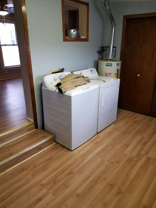 Laundry in house - 211 east 8th street