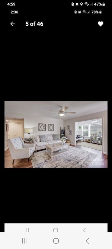Walk into an open floor plan...living room. - 155 Morningside Ln