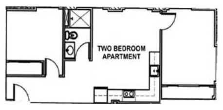 2BR/1BA - The Mayfair Apartments