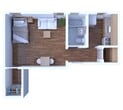 Studio Floor Plan S38 676 3C