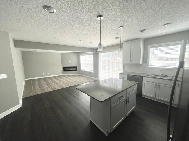 Open concept kitchen and living room - 9666 Canter Ct