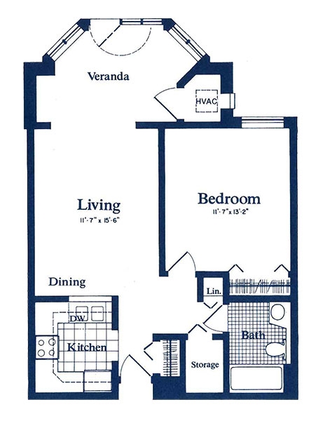 La suite de una habitación Traditional - Ginger Cove