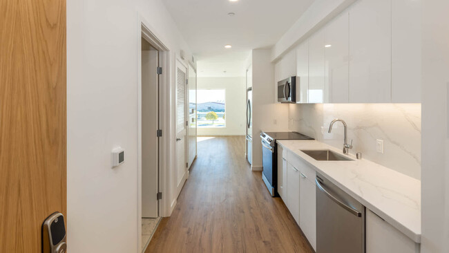 Studio Kitchen with Hard Surface Flooring - Aero