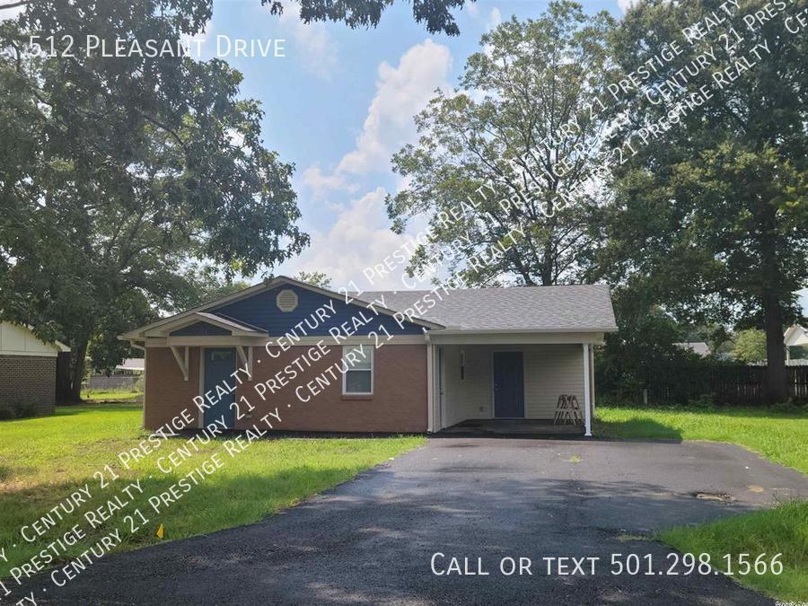 512 Pleasant Dr, Lonoke, AR 72086 House Rental in Lonoke, AR