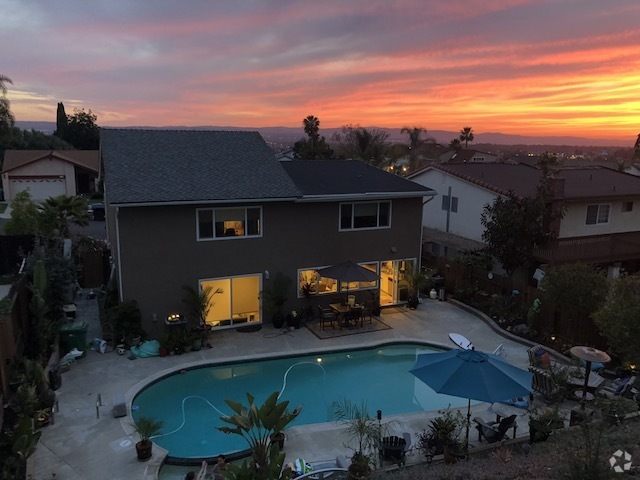 Sunset views from top of Property backyard - 26491 Fresno Dr