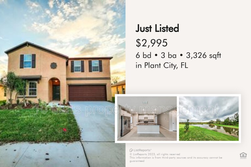 1434 Tahitian Sunrise Dr, Plant City, FL 33565 House Rental in Plant