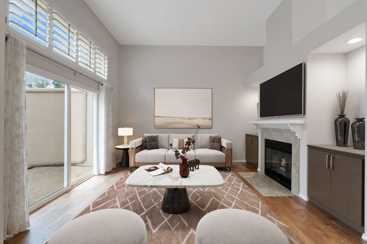 Living Room when furnished - 663 Bishops Lodge Rd