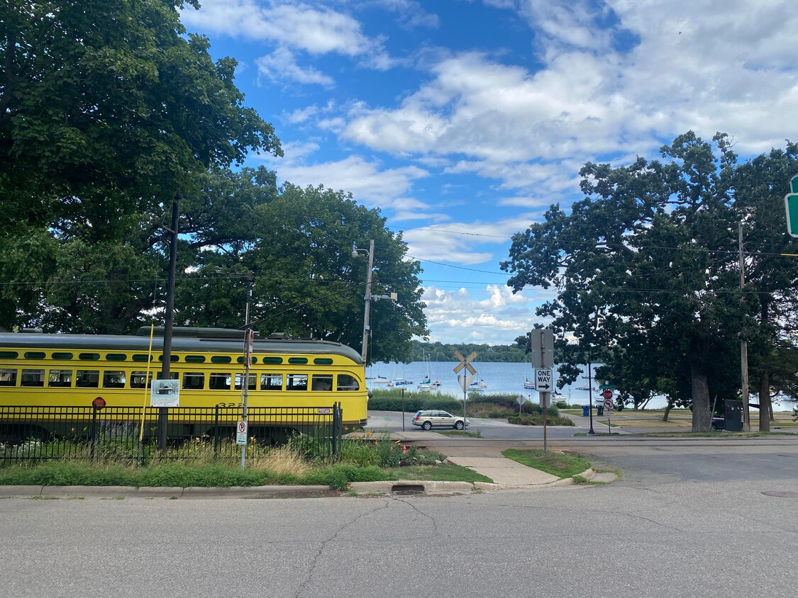 View from patio of Lake Harriet - 4136 Queen Ave S