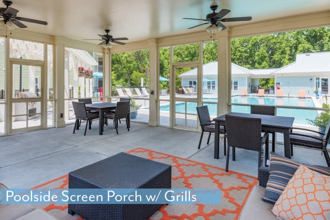 Poolside Screen Porch w/ Grill - Heartsease Ocean Isle
