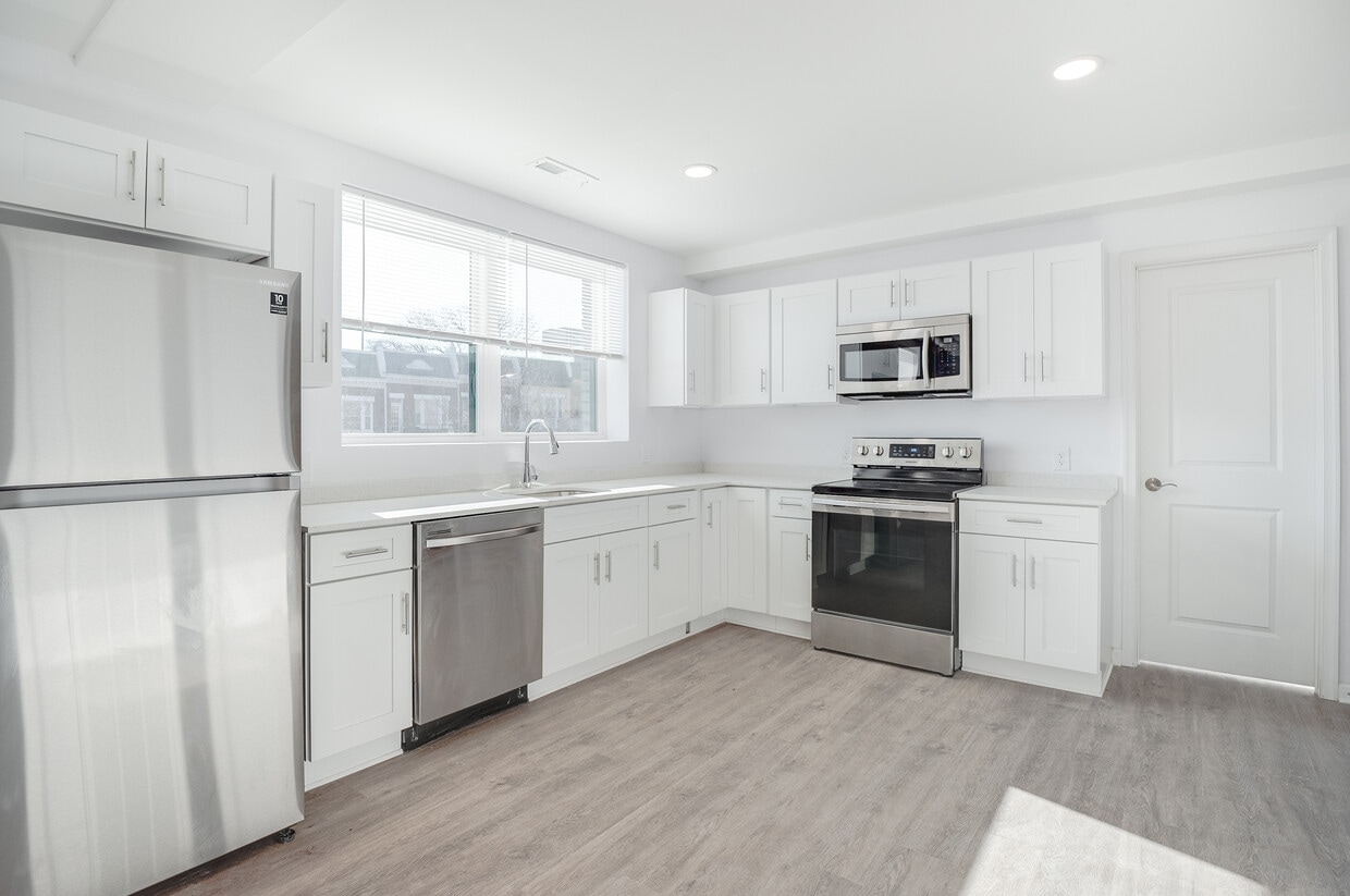 Kitchen - 3 BR Floor Plan B2 - The J.C Layne at Euclid