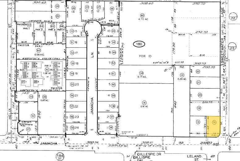 Mapa de la parcela - 1116 Sweetwater Ln