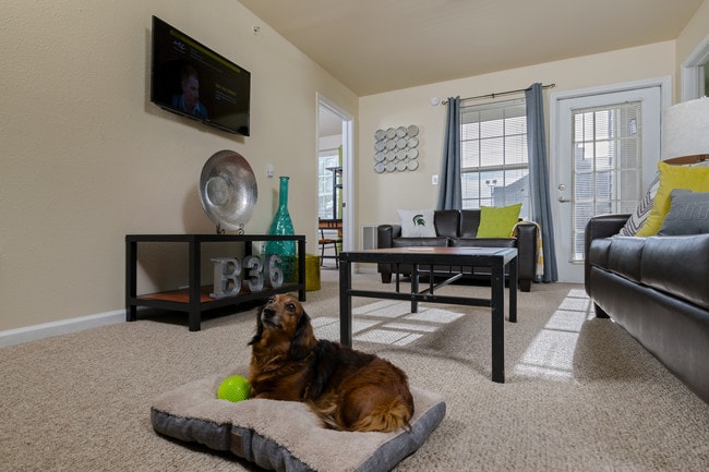 Living Room - Block 36 Apartments