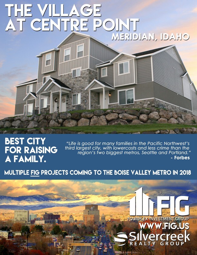 The Village at Centre Point 8Plex 5960 Townhomes for Rent Meridian