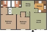 2Bed - 2Bath