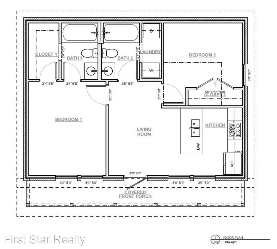 Foto del edificio - 2 br, 2 bath House - 744 N Honey Locust Bend