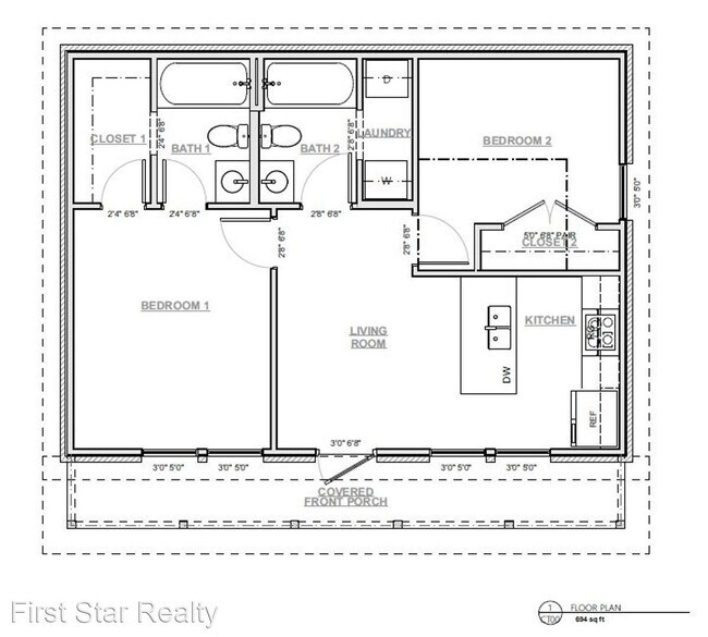 Foto del edificio - 2 br, 2 bath House - 736 N Honey Locust Bend