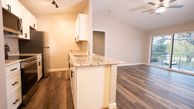 Kitchen and Living Room - 7641 Montgomery Rd