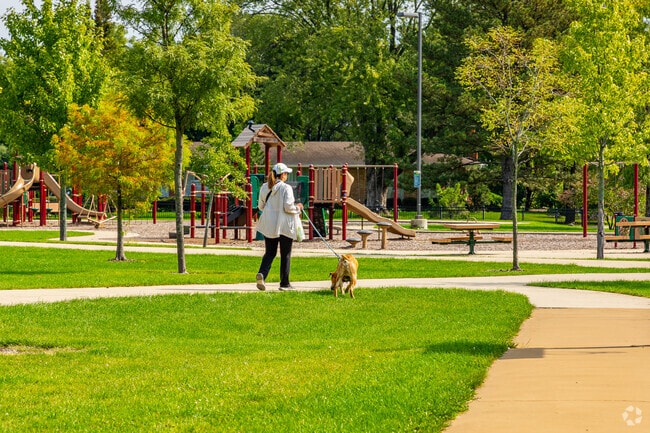 Parks in Arlington Heights offer plenty of space for walking pets and enjoying sunny weather.