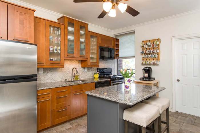 Updated kitchen with new appliances - 413 1st St