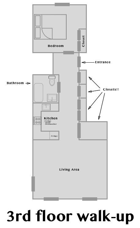 Apartment Layout - 804 Corinthian Ave