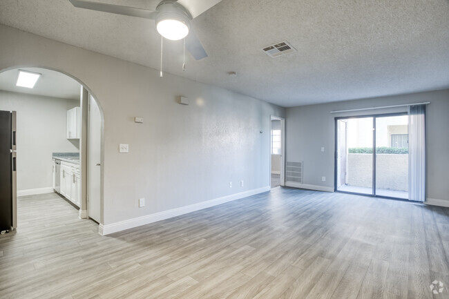 1BR, 1BA - 720 SF Living Room - Ciel Apartments