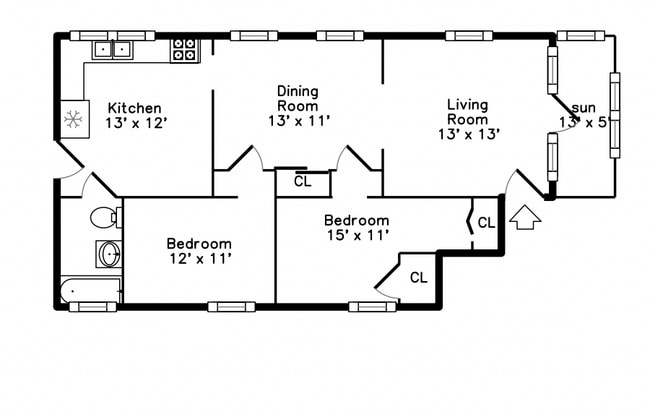 Spacious Floor Plan - 1725 Darrow Ave