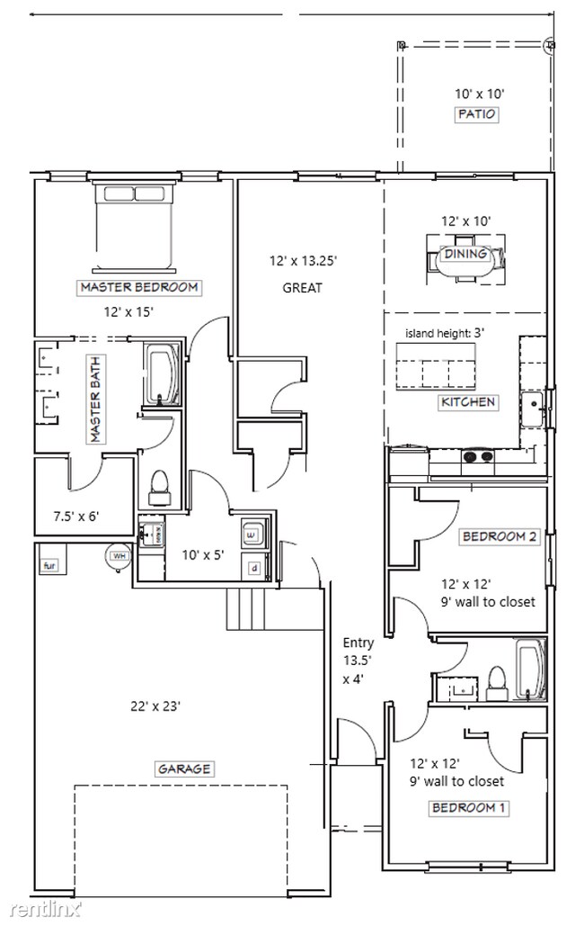 Building Photo - 3 br, 2 bath Duplex - 1212 North Coach Drive