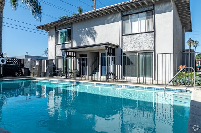 Pool Area - The Hamilton Apartments
