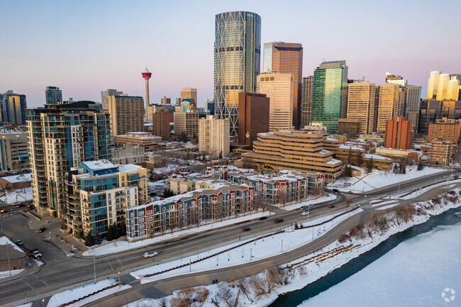 Aerial Photo - Riverfront Condo