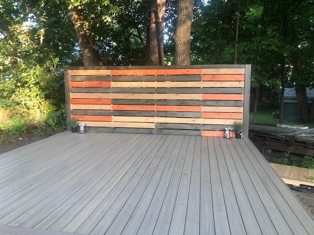 16'x16' Shared Deck in backyard for your use - 1912 /1914 Remington Rd