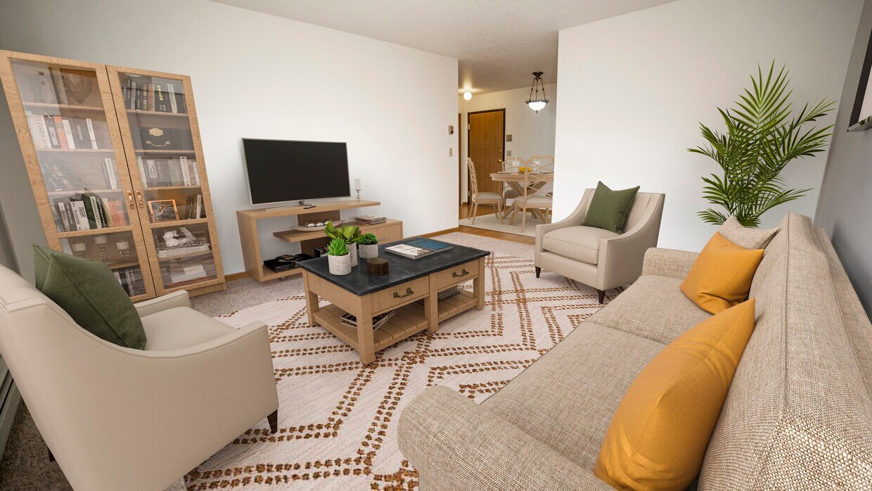 Sala de estar - Evans Place 1