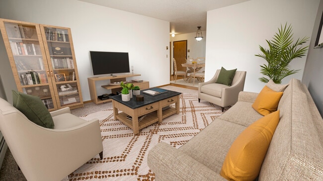 Living Room - Evans Place 1