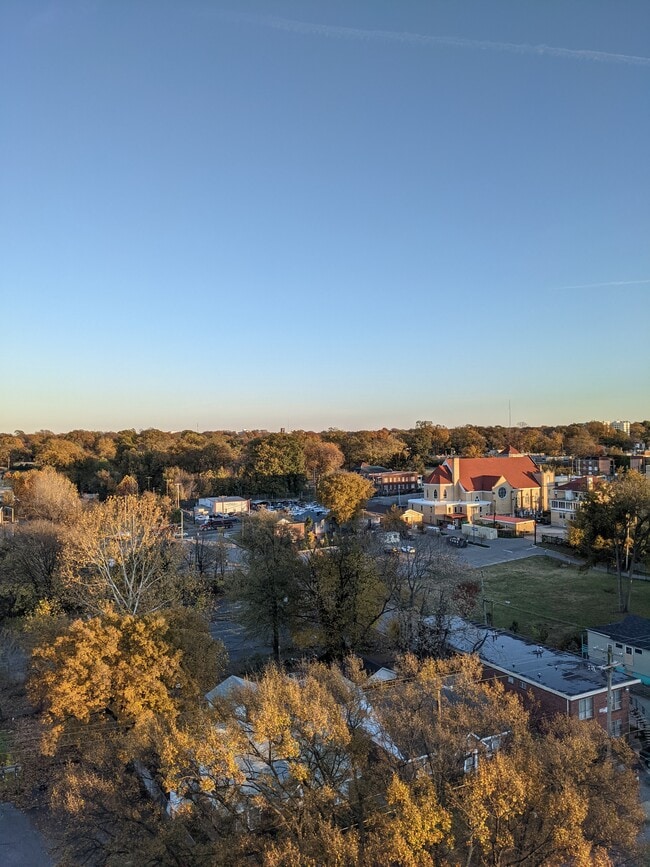 Balcony View - 1271 Poplar Ave Apartment