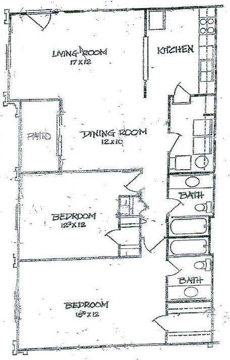 2HAB/2BA - La Carre Apartments