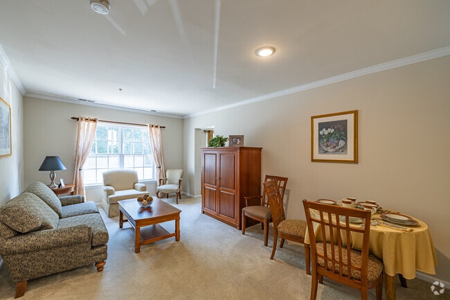 1BR, 1BA - 595SF - Living Room - Park Terrace Senior Living