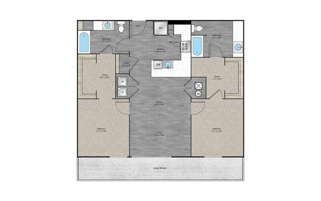 Floor plan - 3000 Mason Ln